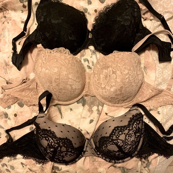 3 Lace La Senza bras, 32DDD - Picture 1 of 5